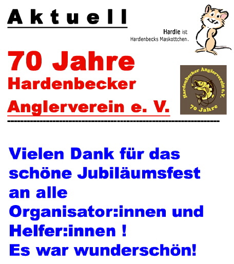 Anglerverein Hardenbeck - Termine 2024