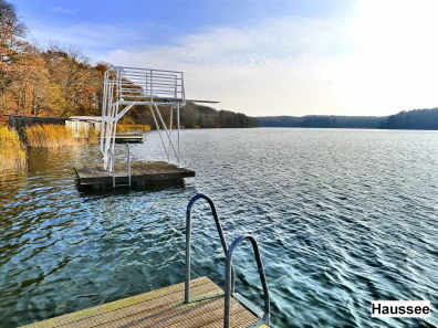 Badestelle Haussee - klares sauberes Wasser