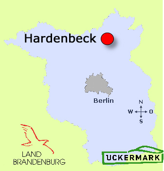 Hardenbeck liegt in der unberührten Uckermark nördlich von Berlin
