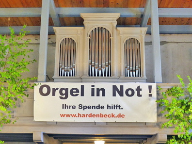 Die renovierte Hollenbach-Orgel von Hardenbeck