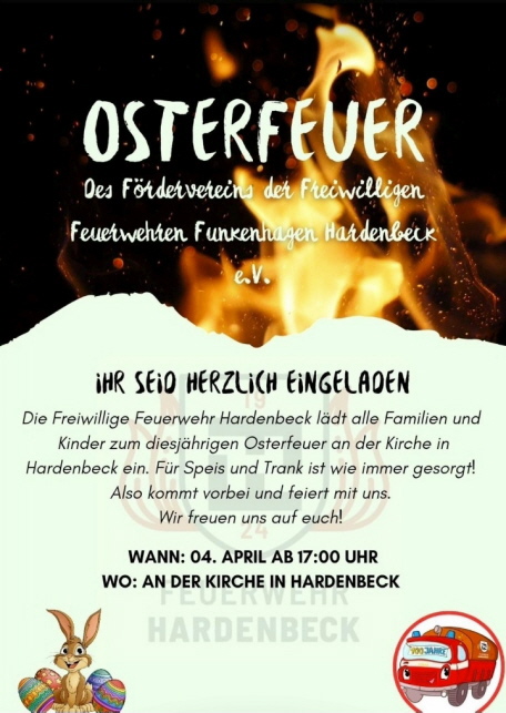 Osterfeuer 2026 in Hardenbeck