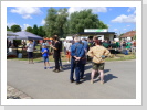 Der Rundgang durch's Dorf endet beim Festplatz