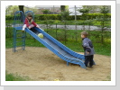 Rutsche auf dem Spielplatz