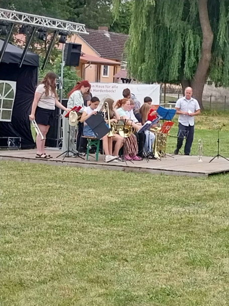 Musikschüler*innen von der Grundschule Boitzenburg